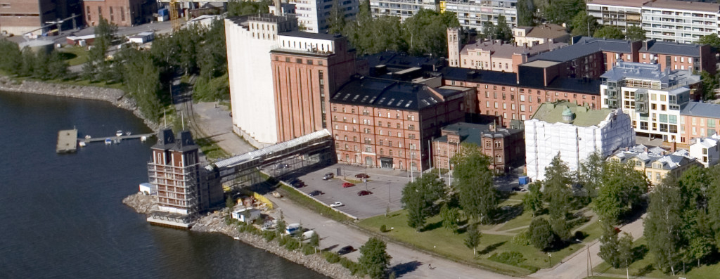 Aerial of Åbo Akademi University in Vaasa