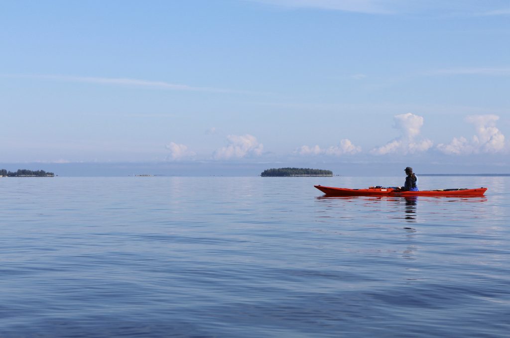 Canoeing in Kvarken Archipelago