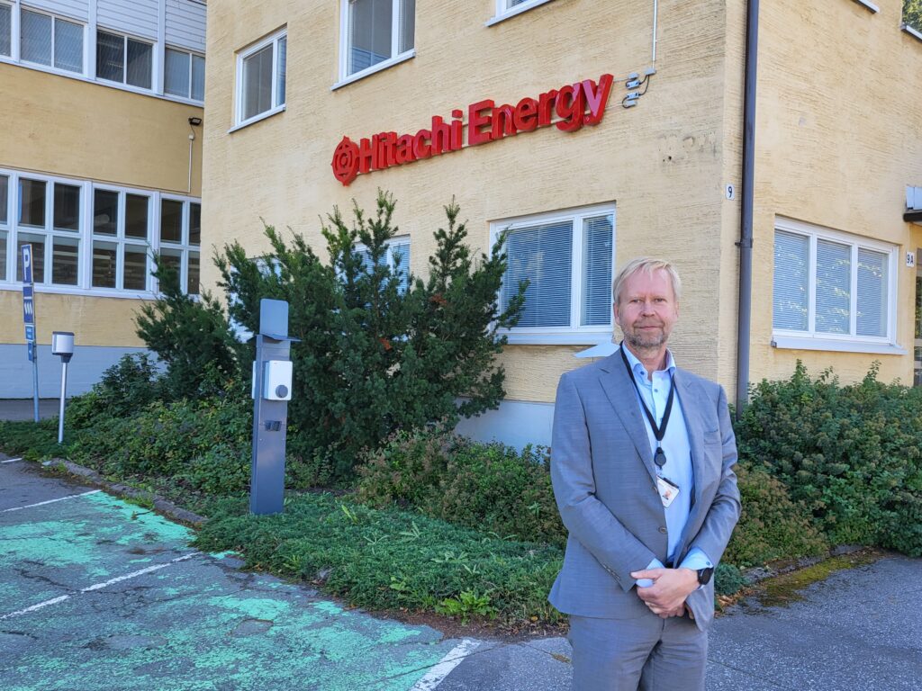 CEO Matti Vaattovaara at Hitachi Energy offices in Vaasa