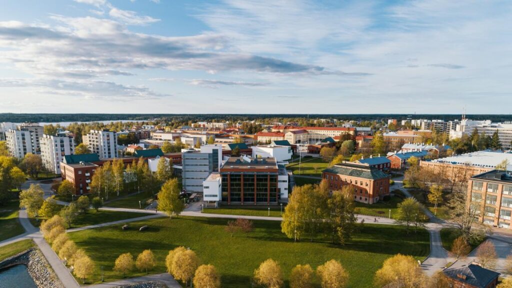 University of Vaasa campus in autumn